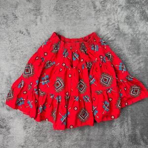 Vintage 80s 90s Western Mini Skirt Size M America America Pull On Southwestern
